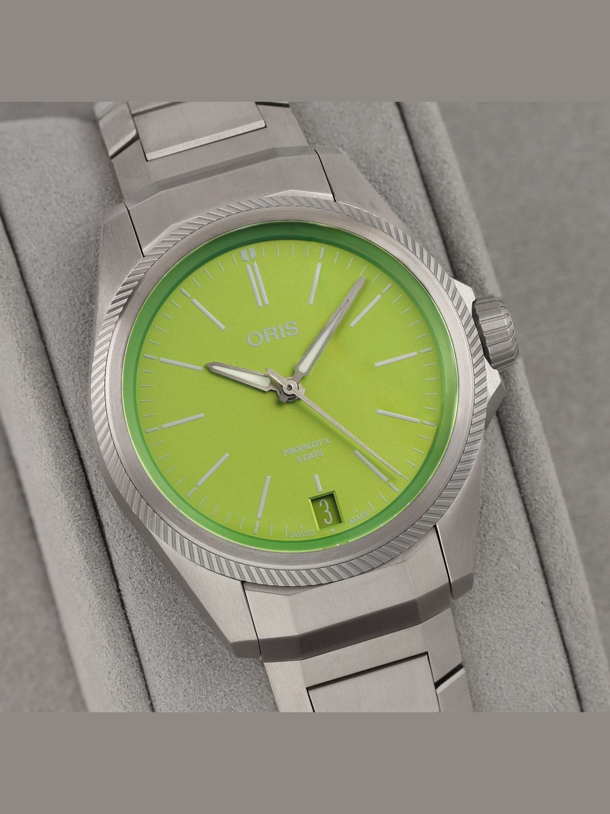 Oris ProPilot X Kermit Calibre 400 39mm 01 400 7778 7157-Set
