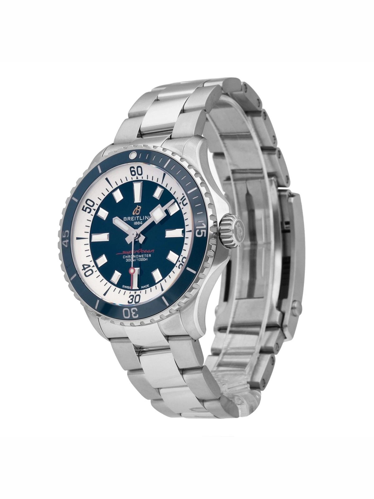 Breitling Superocean Blue Dial Automatic 42mm Men's Watch A17375E71C1A1
