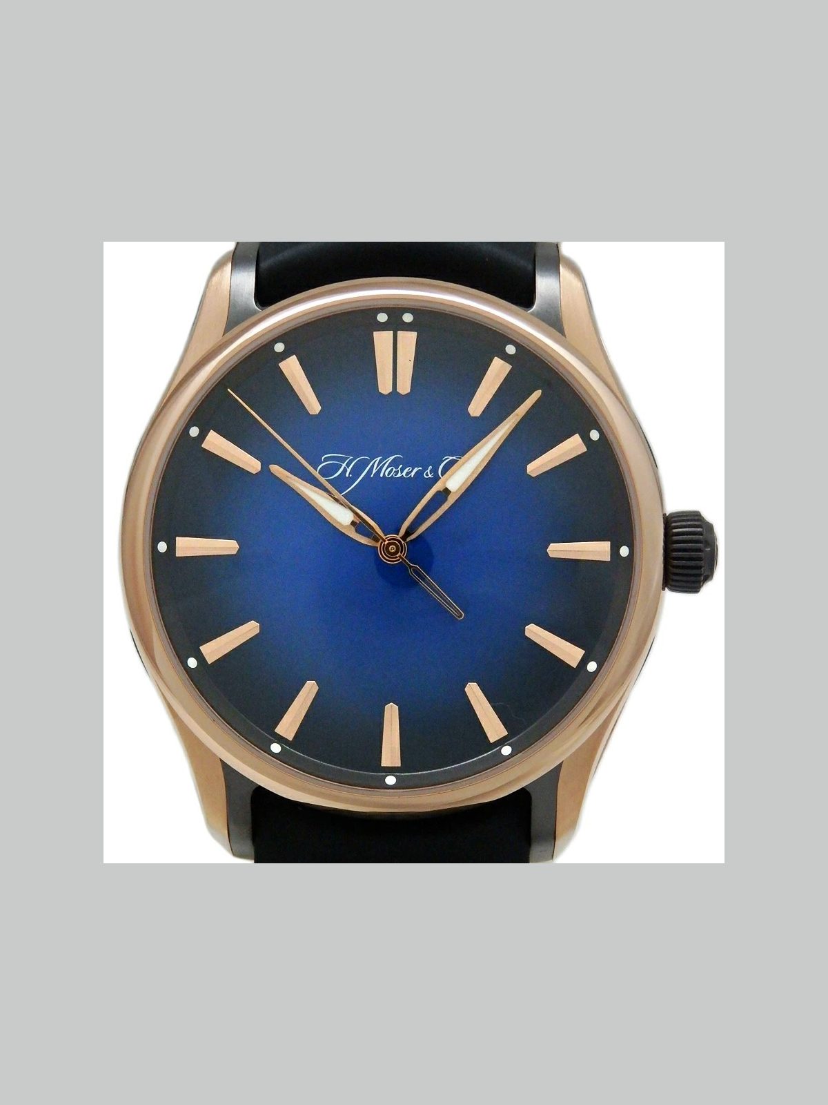 H.Moser&Cie Pioneer Centre Seconds 3200-0903 18K Rose Gold 42.8mm Men's #DKW415