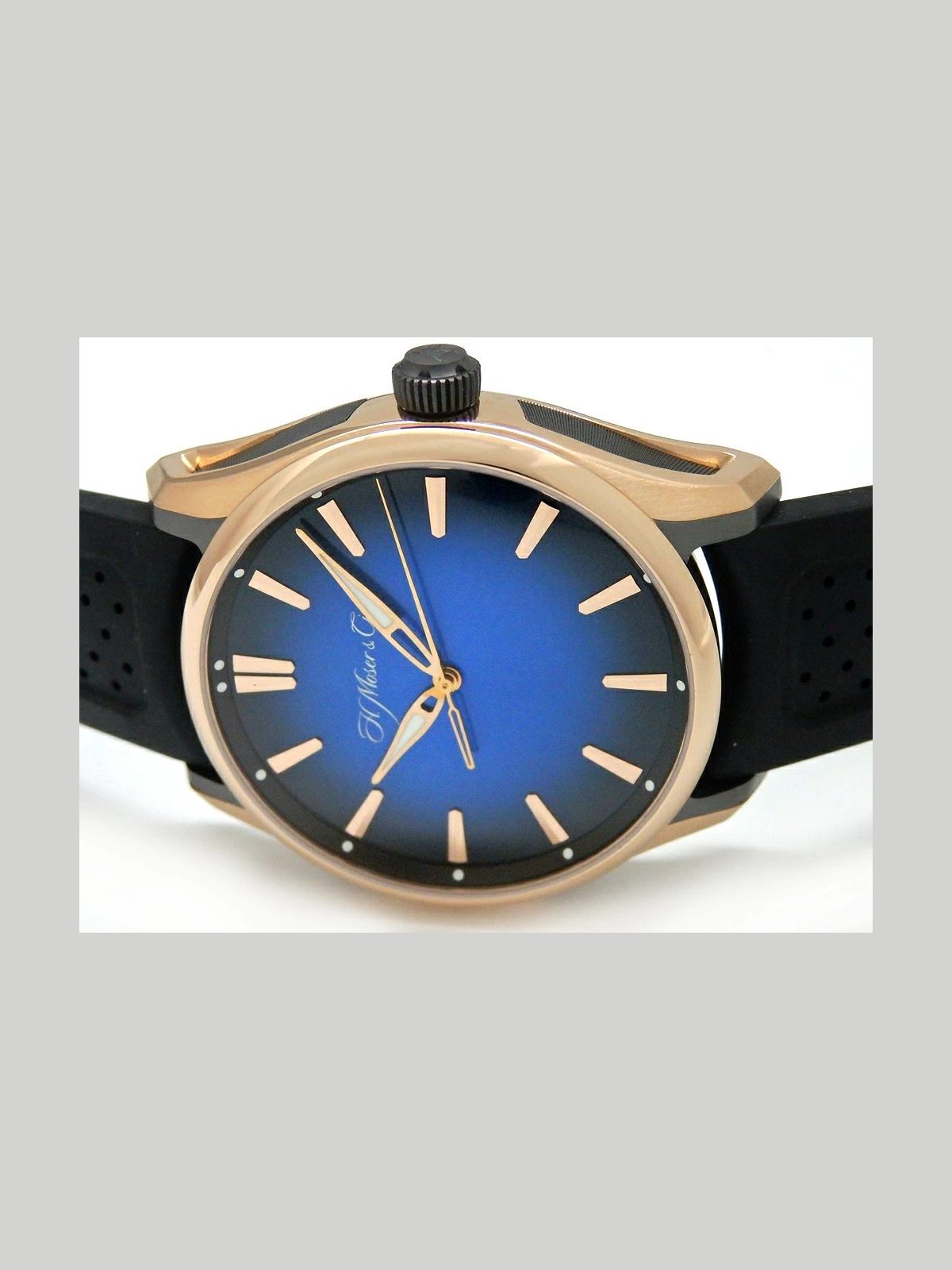 H.Moser&Cie Pioneer Centre Seconds 3200-0903 18K Rose Gold 42.8mm Men's #DKW415
