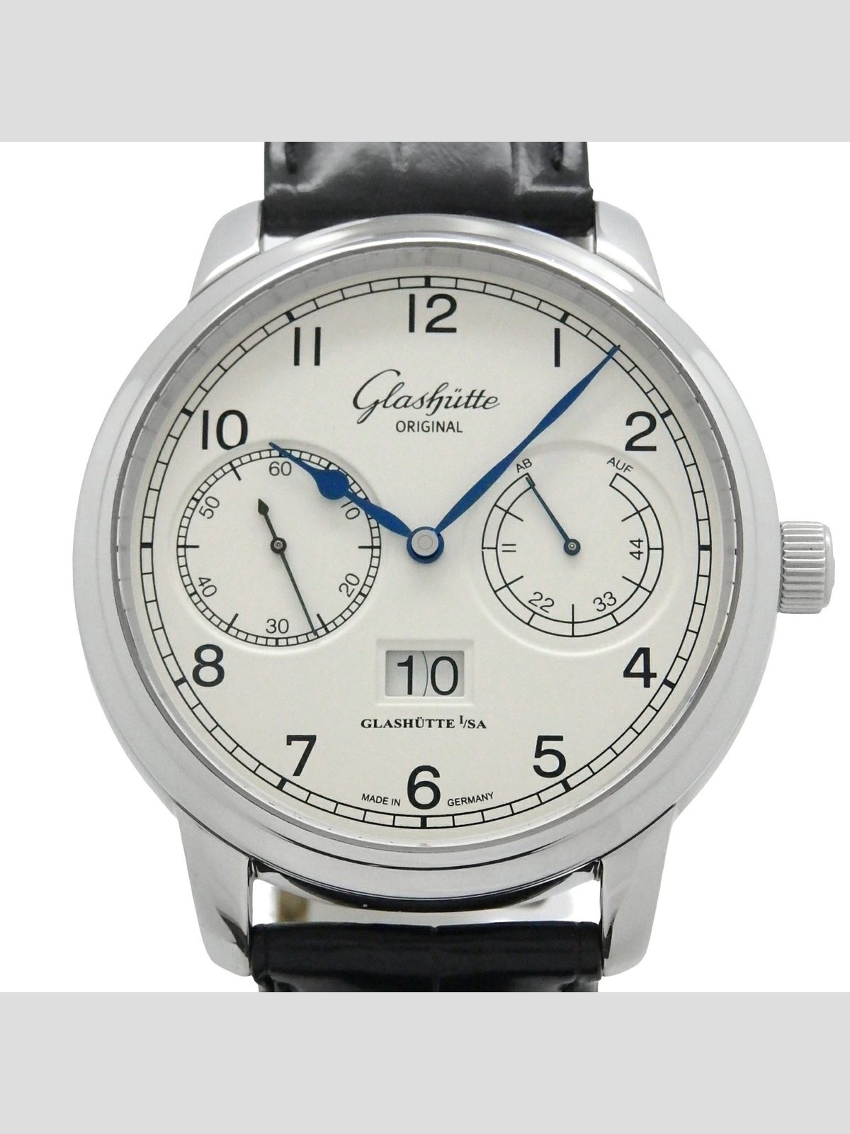 Glashuette_Original Glashuette Original Senator 100-14-05-02-04 Stainless Steel 44mm Men's #DKW417