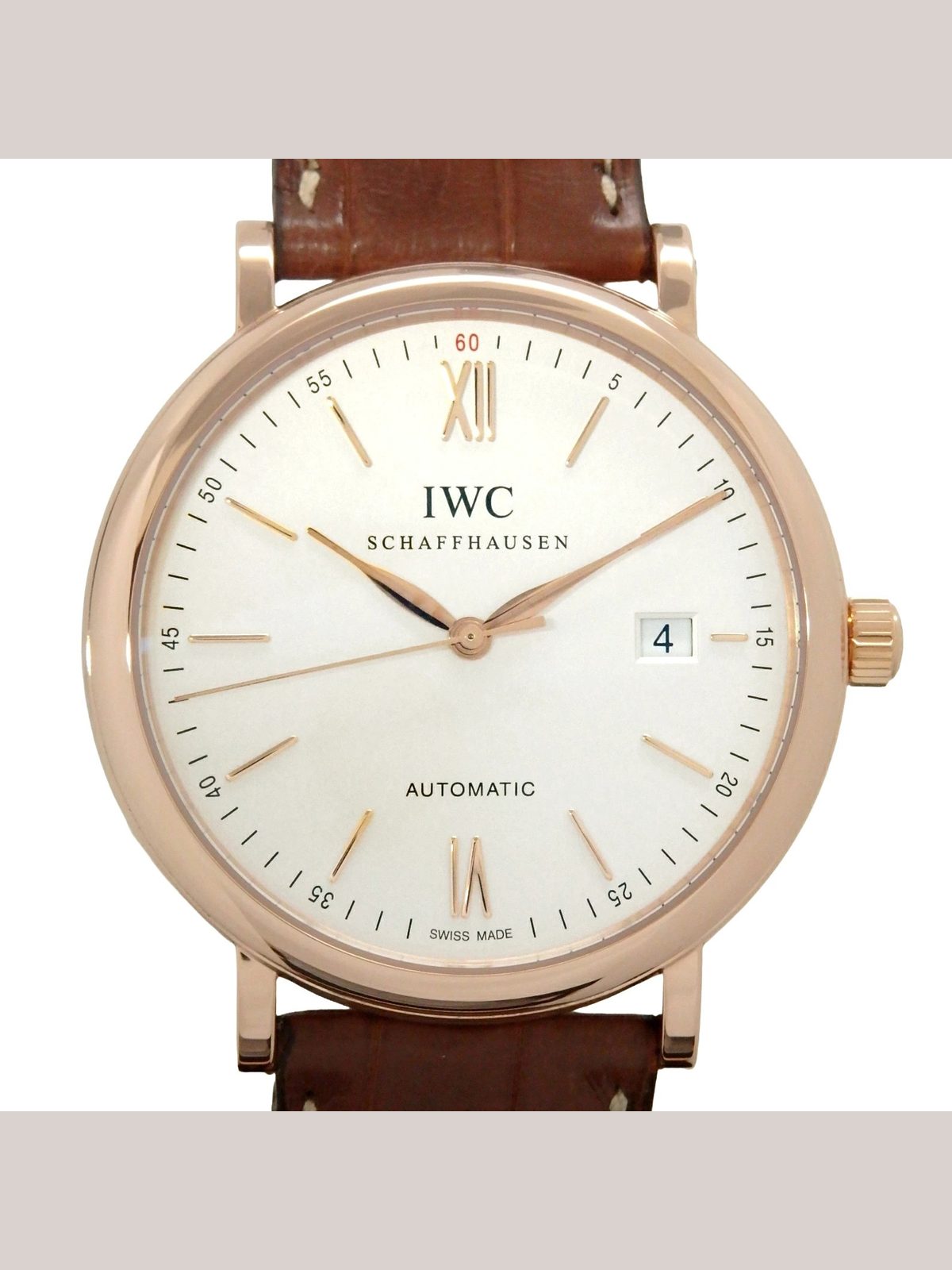 IWC Portofino IW356504 18K Pink Gold 40mm Automatic Box and Papers Men's #DKW074