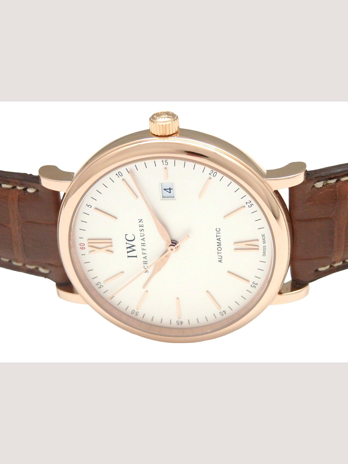 IWC Portofino IW356504 18K Pink Gold 40mm Automatic Box and Papers Men's #DKW074