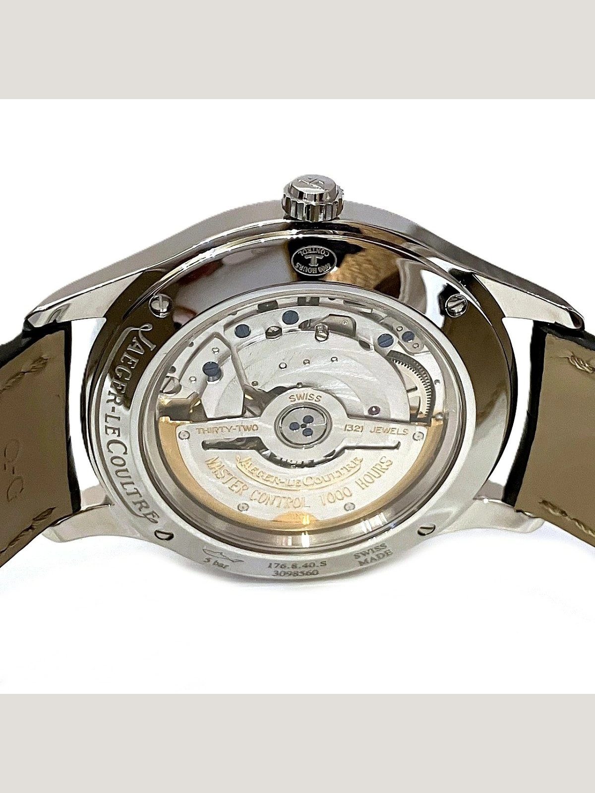 Jaeger-LeCoultre Master Control 176.8.40.S Stainless Steel 38.9mm Men's #WPW810