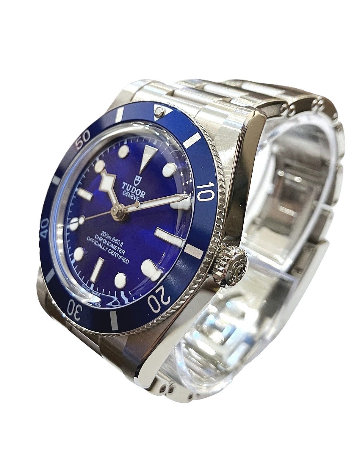 Tudor Black Bay 54 79000B Stainless Steel 37mm Blue Dial Automatic Men's #WPW814