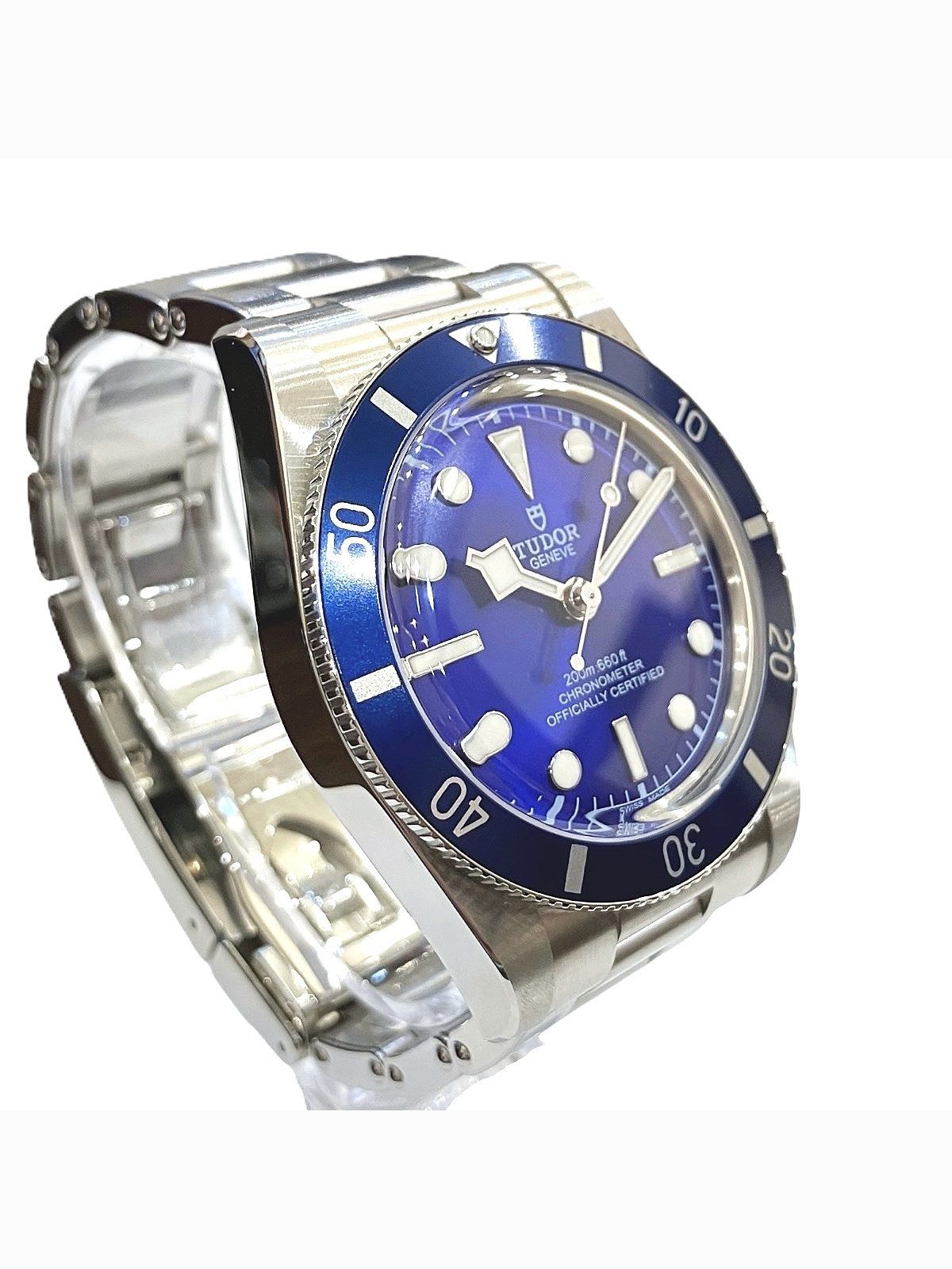 Tudor Black Bay 54 79000B Stainless Steel 37mm Blue Dial Automatic Men's #WPW814