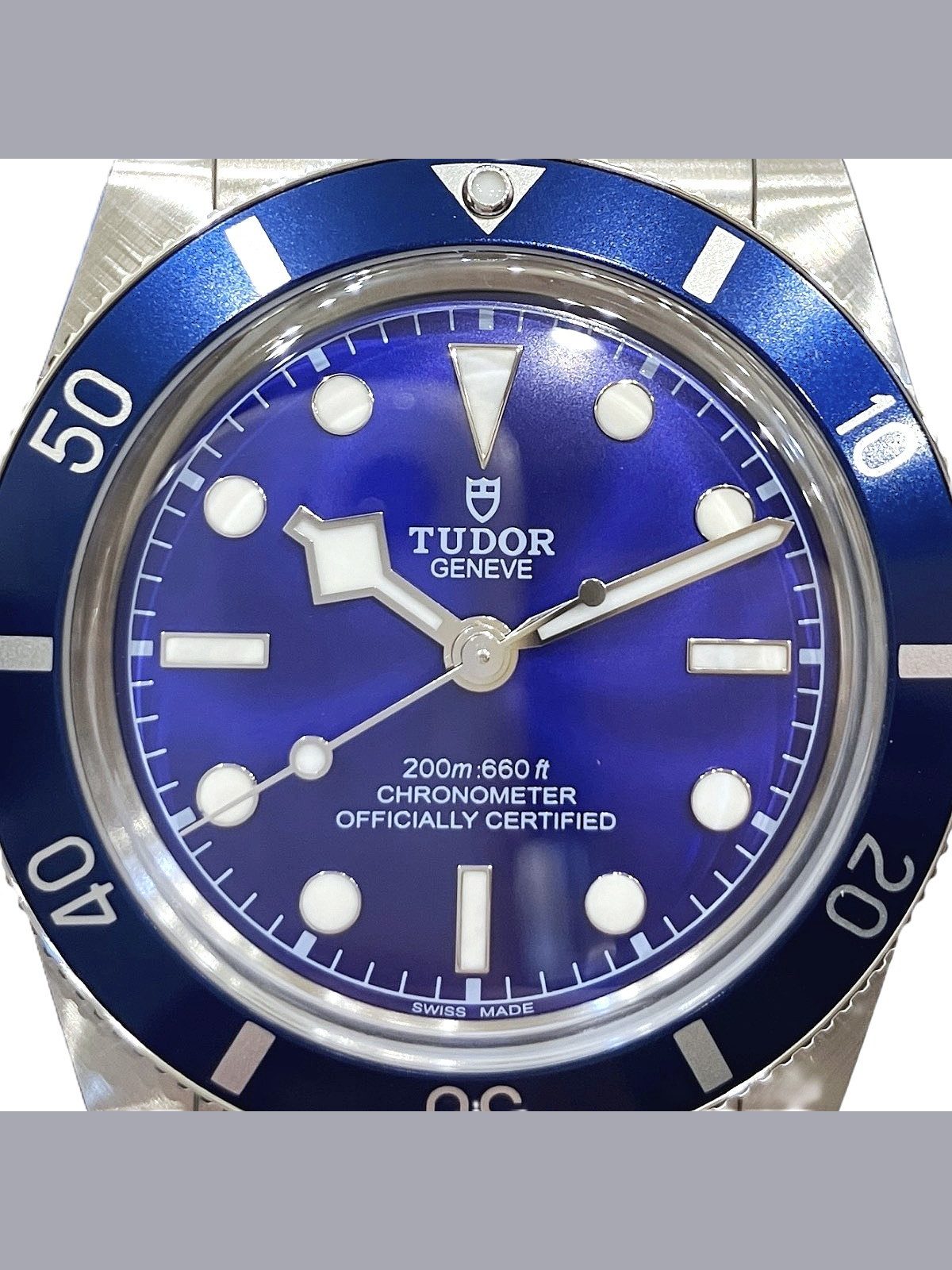 Tudor Black Bay 54 79000B Stainless Steel 37mm Blue Dial Automatic Men's #WPW814