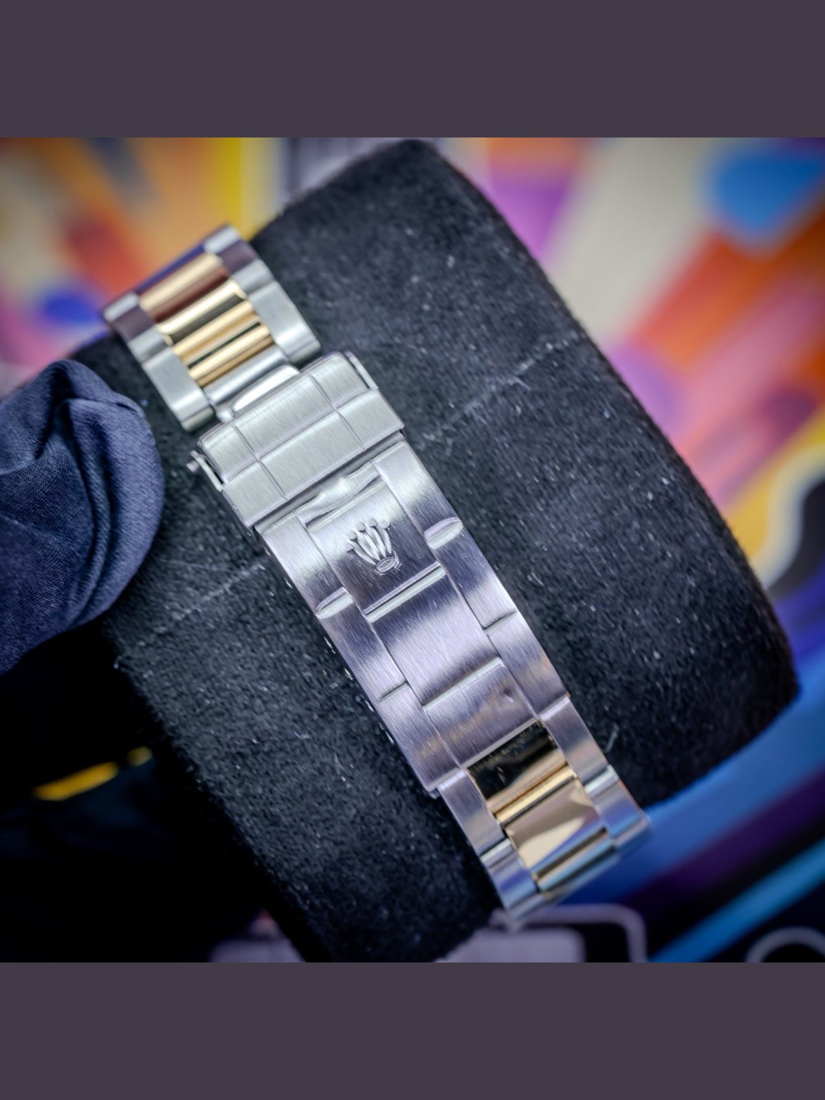 Rolex Submariner 16613 Silver and Gold with Blue Bezel Blusey 1994 Full Set