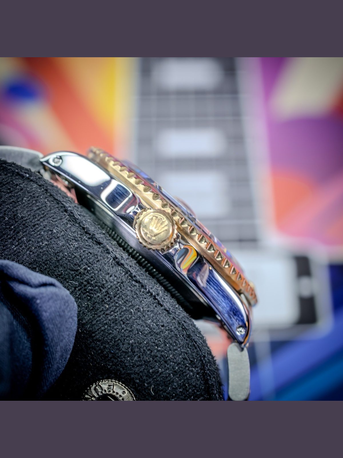 Rolex Submariner 16613 Silver and Gold with Blue Bezel Blusey 1994 Full Set