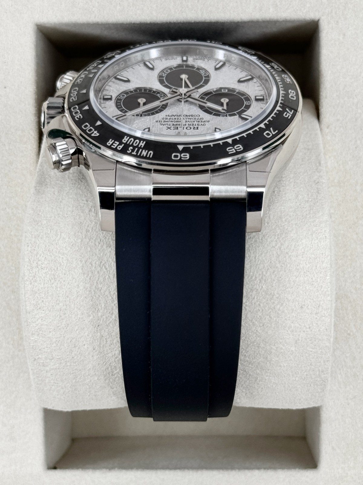 Rolex NEW 2026 Rolex Daytona 40mm 126519LN White Gold Oysterflex Meteorite Dial