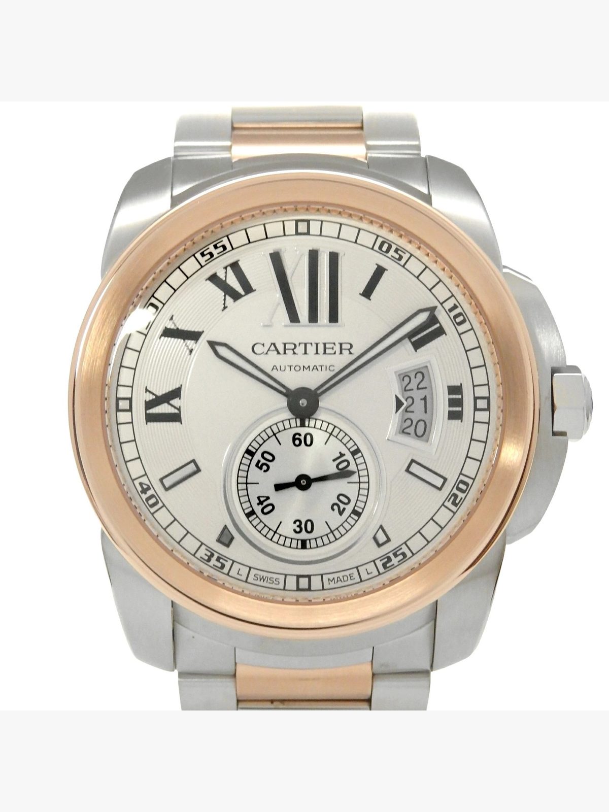 Cartier Calibre W7100036 18K Pink Gold 42mm Automatic with Papers Men's #DKW109