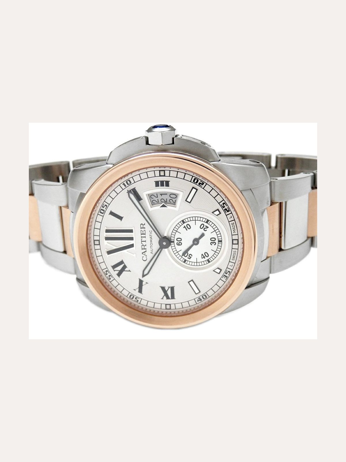 Cartier Calibre W7100036 18K Pink Gold 42mm Automatic with Papers Men's #DKW109