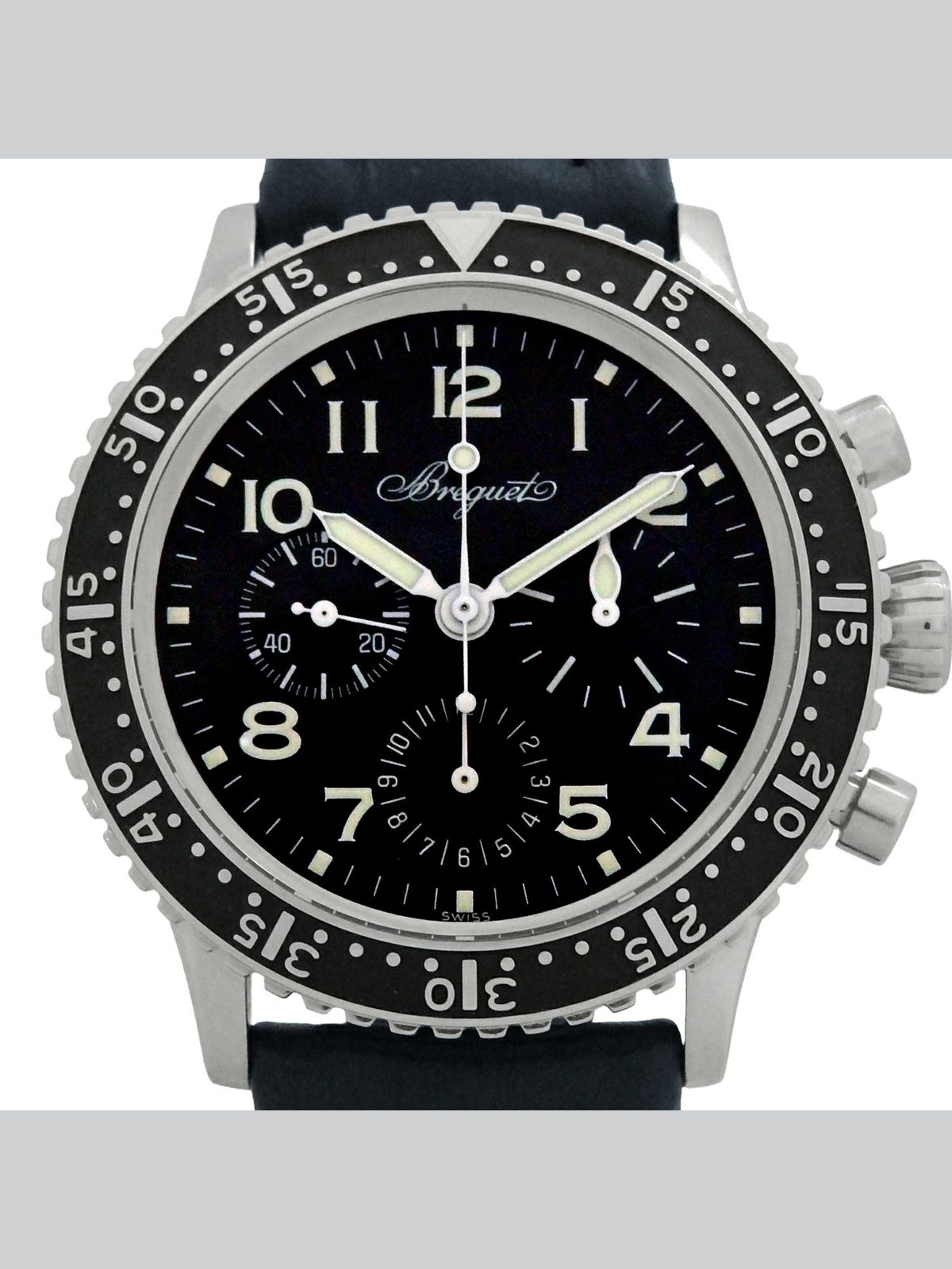 Breguet Aéronavale Type XX 3803ST / 92 / 3W6 Stainless Steel 39mm Men's #DKW059