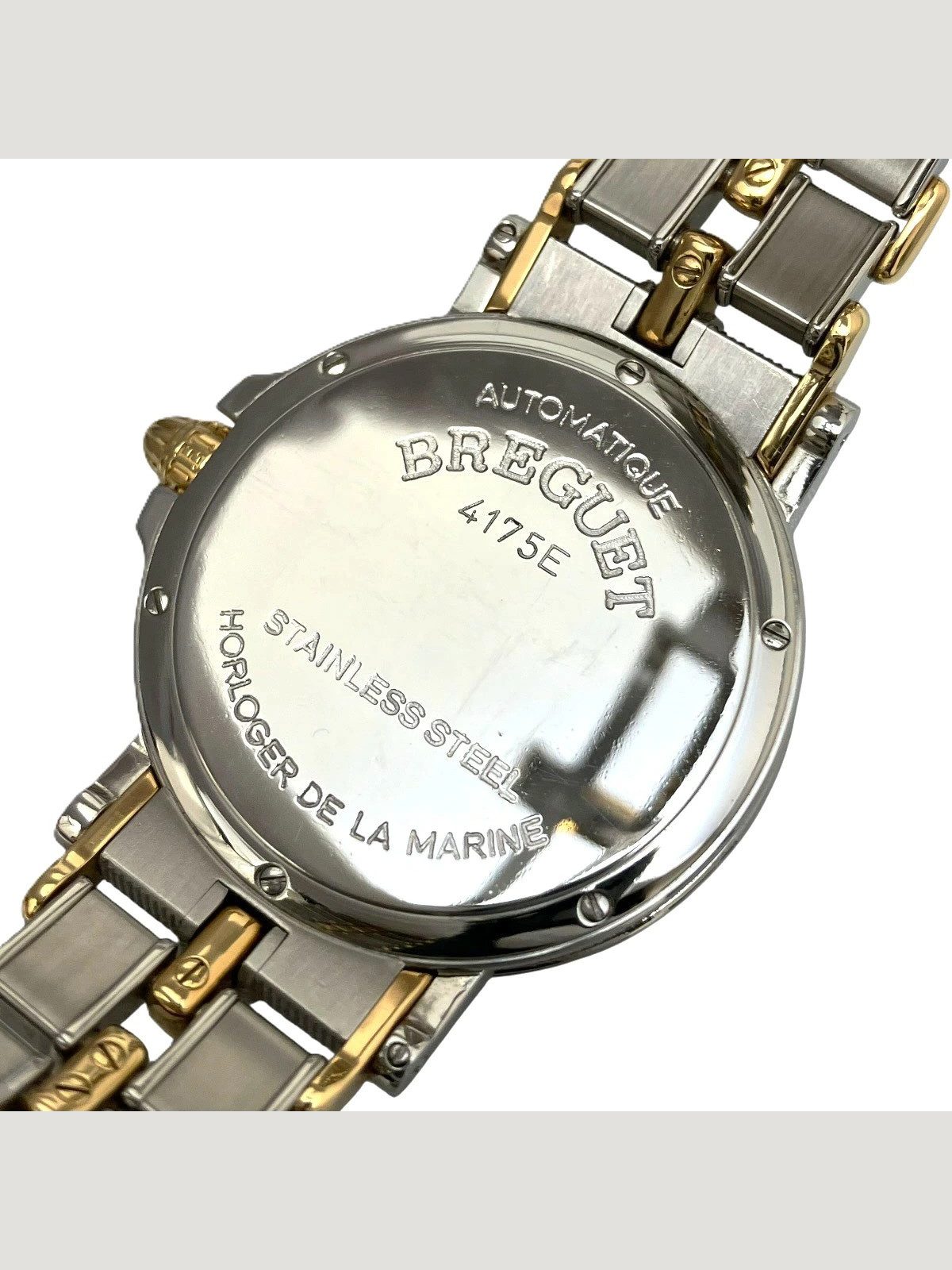 Breguet Marine 4400SA / 12 / X70 Stainless Steel / 18K Gold 33.6mm Men's #WPW805