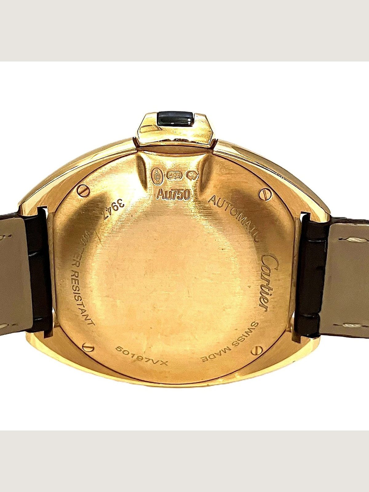 Cartier Clé WGCL0010 18K Gold 32.2mm White Dial Automatic Box and Papers #WPW808