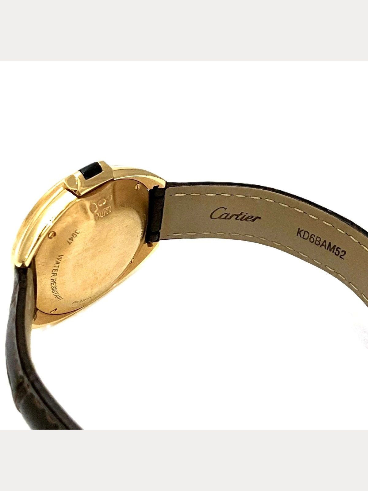 Cartier Clé WGCL0010 18K Gold 32.2mm White Dial Automatic Box and Papers #WPW808
