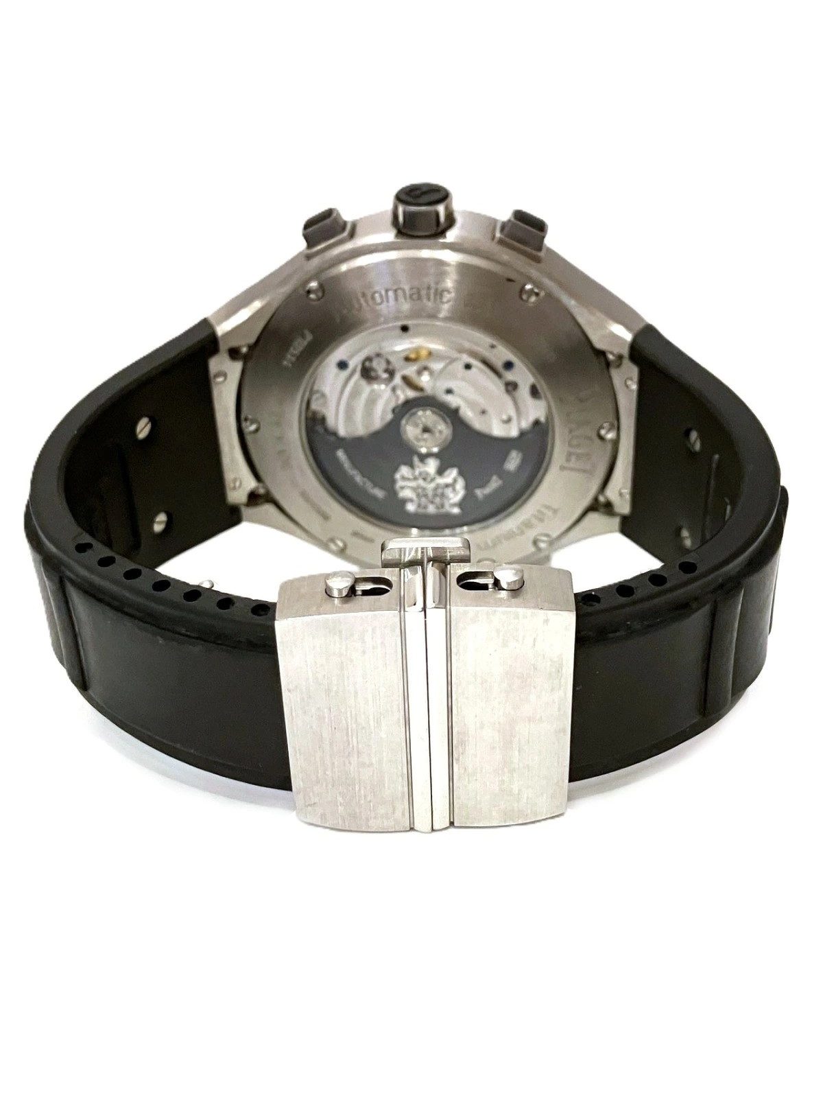 Piaget Polo P10534 Stainless Steel / Titanium 45.3mm Black Dial Men's #WPW809