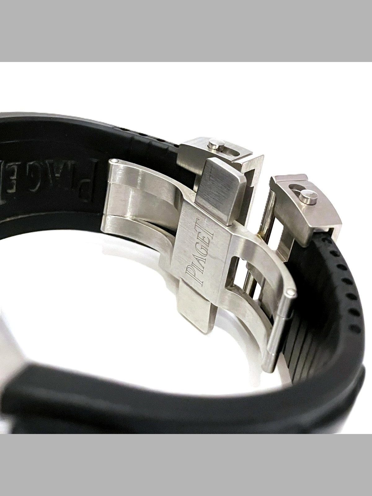 Piaget Polo P10534 Stainless Steel / Titanium 45.3mm Black Dial Men's #WPW809
