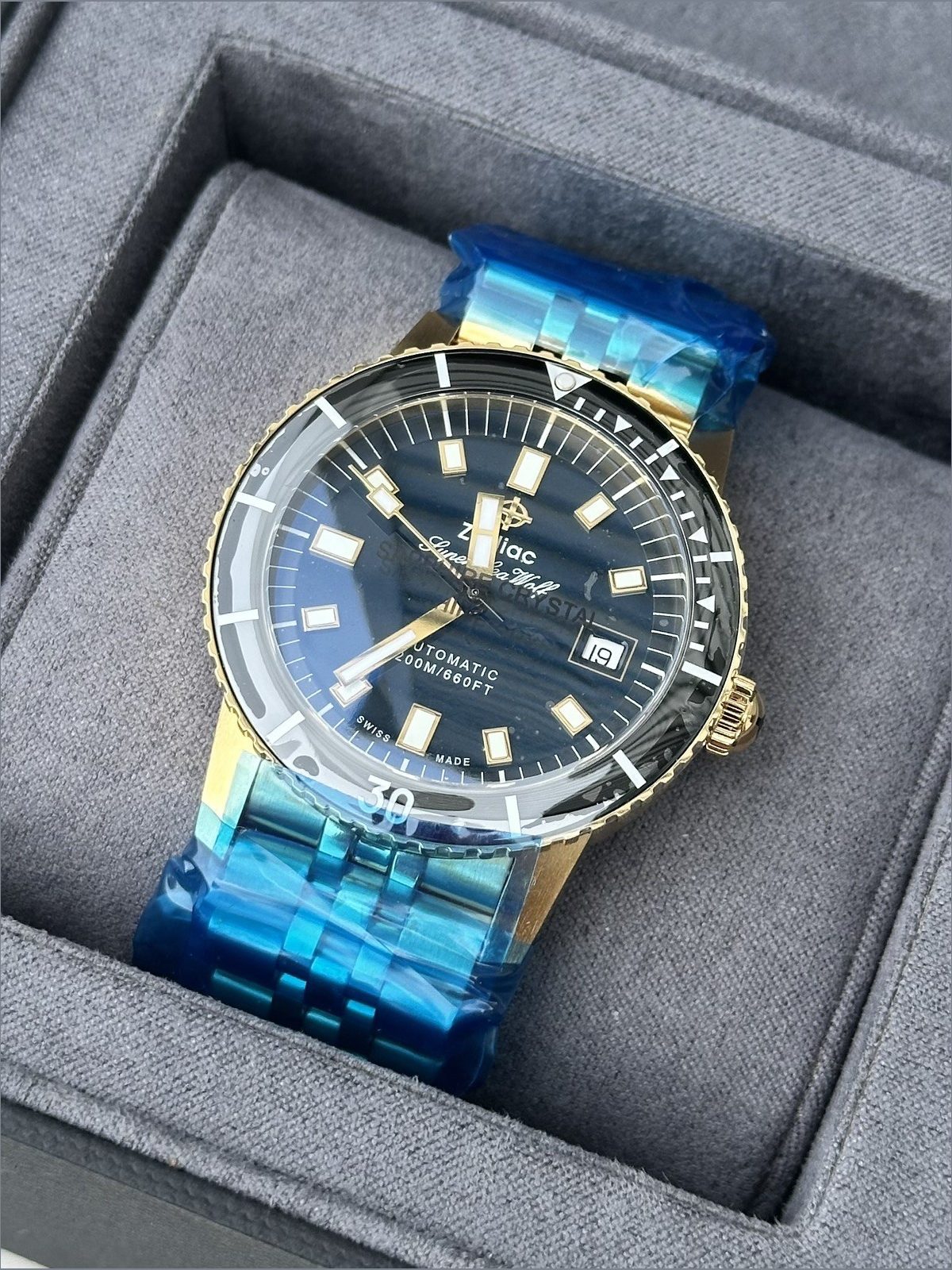 Zodiac New Zodiac Super Sea Wolf Compression ZO9308 18K Gold Limited Edition