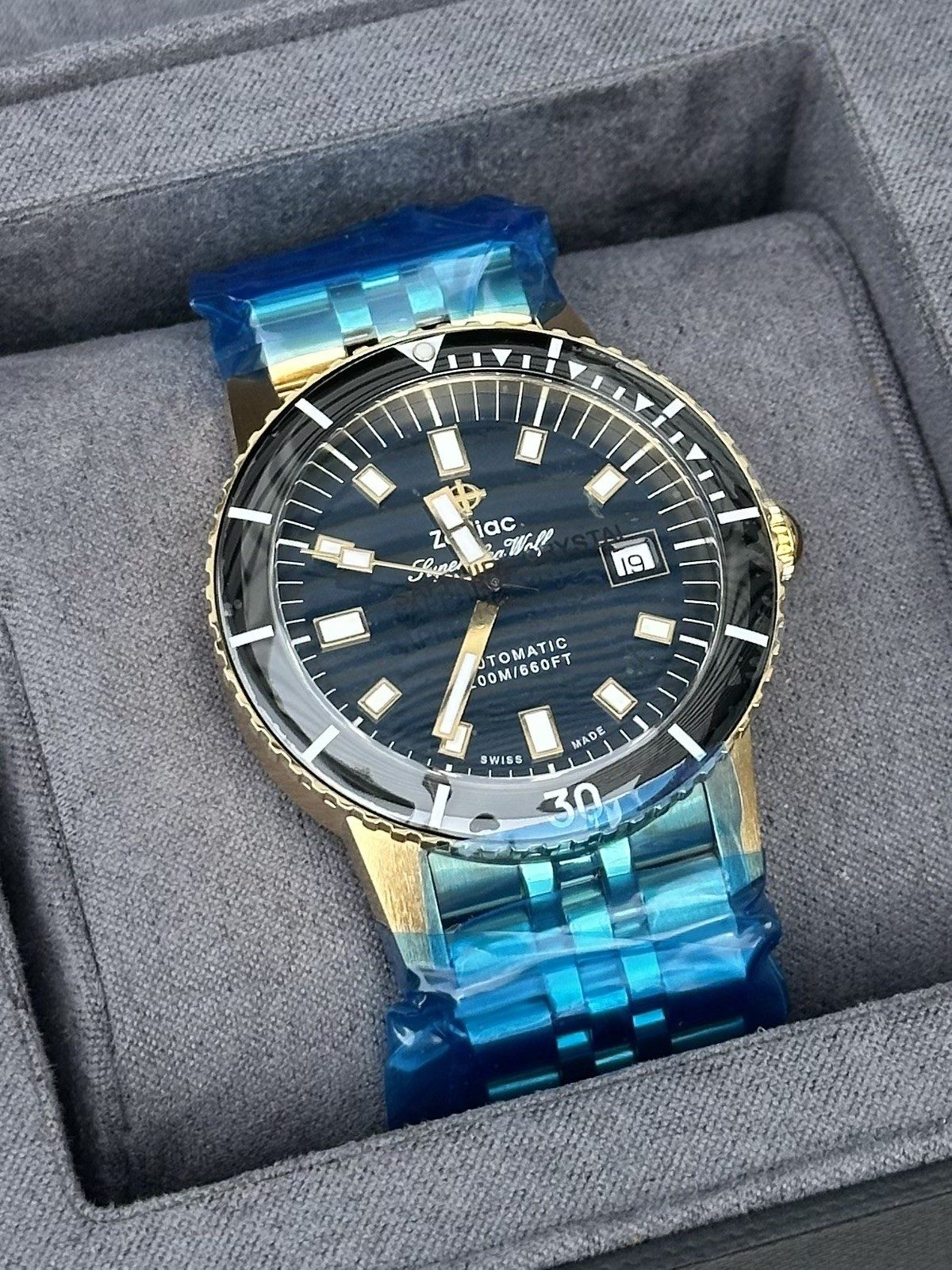 Zodiac New Zodiac Super Sea Wolf Compression ZO9308 18K Gold Limited Edition