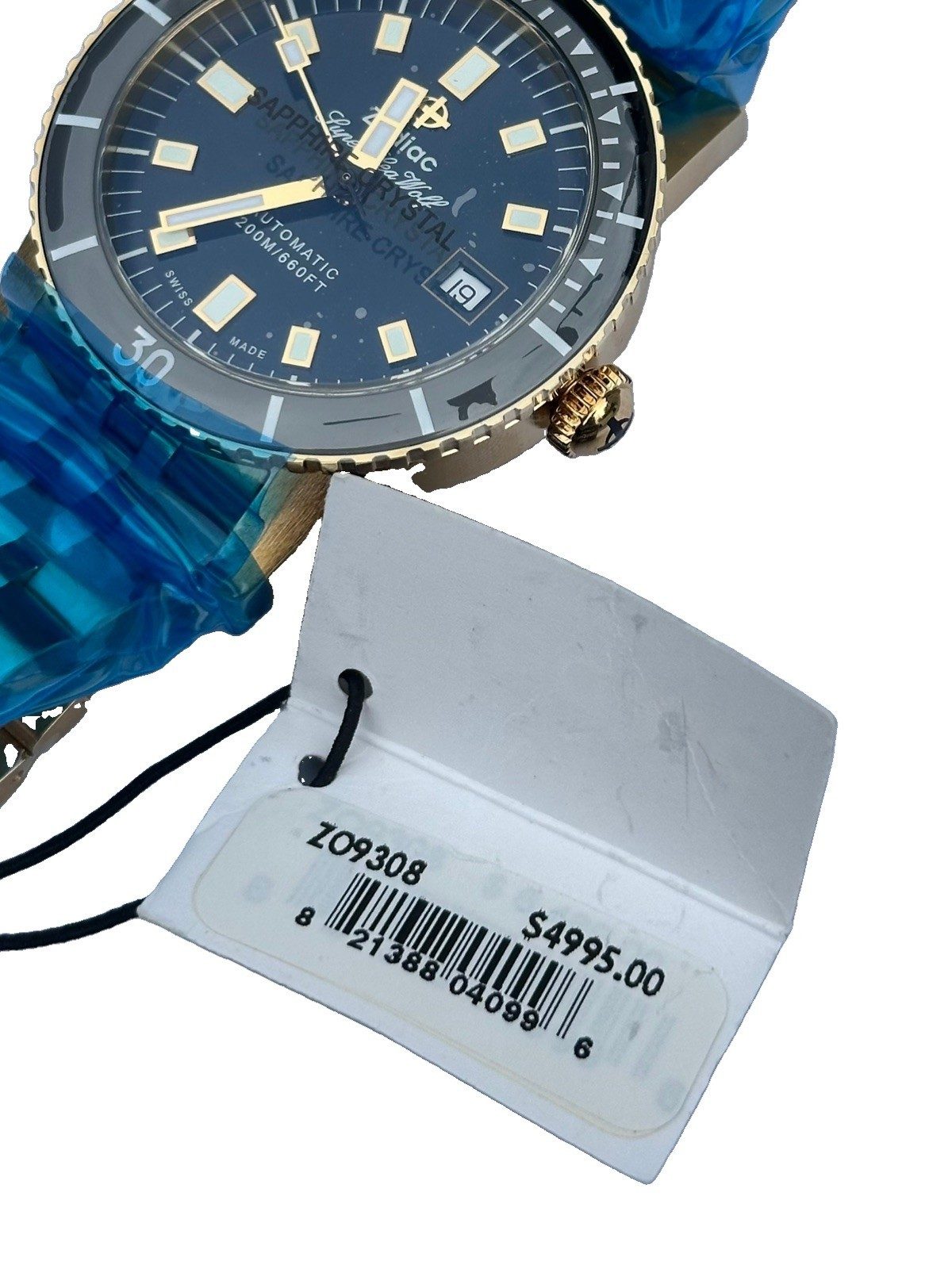 Zodiac New Zodiac Super Sea Wolf Compression ZO9308 18K Gold Limited Edition