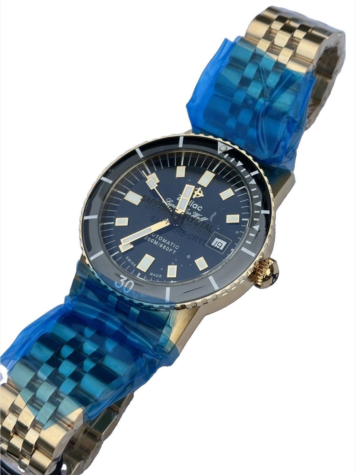 Zodiac New Zodiac Super Sea Wolf Compression ZO9308 18K Gold Limited Edition