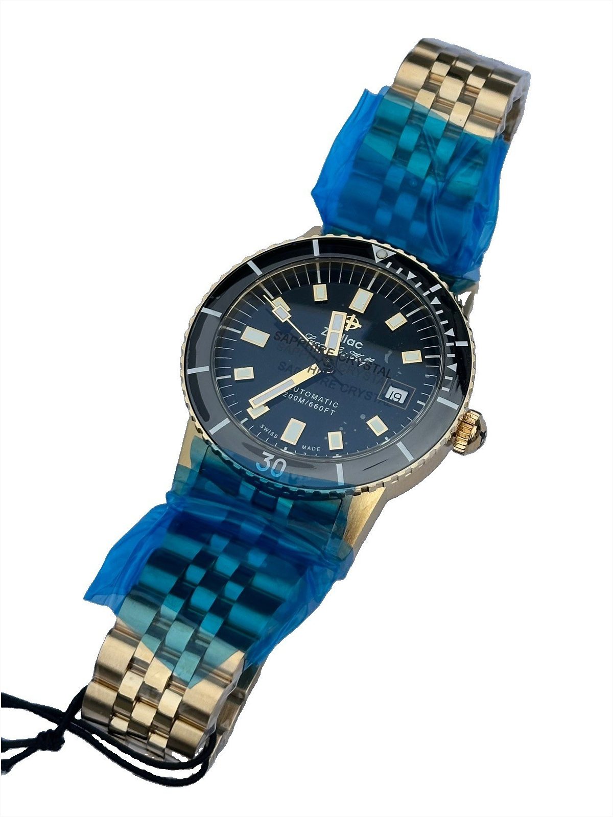 Zodiac New Zodiac Super Sea Wolf Compression ZO9308 18K Gold Limited Edition