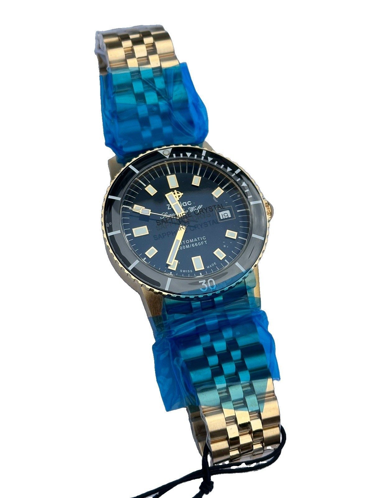 Zodiac New Zodiac Super Sea Wolf Compression ZO9308 18K Gold Limited Edition