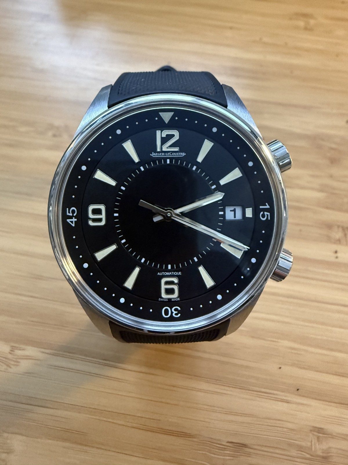 Jaeger-LeCoultre 2019 Jaeger-LeCoultre Polaris Date 42mm Stainless Steel Rubber Strap