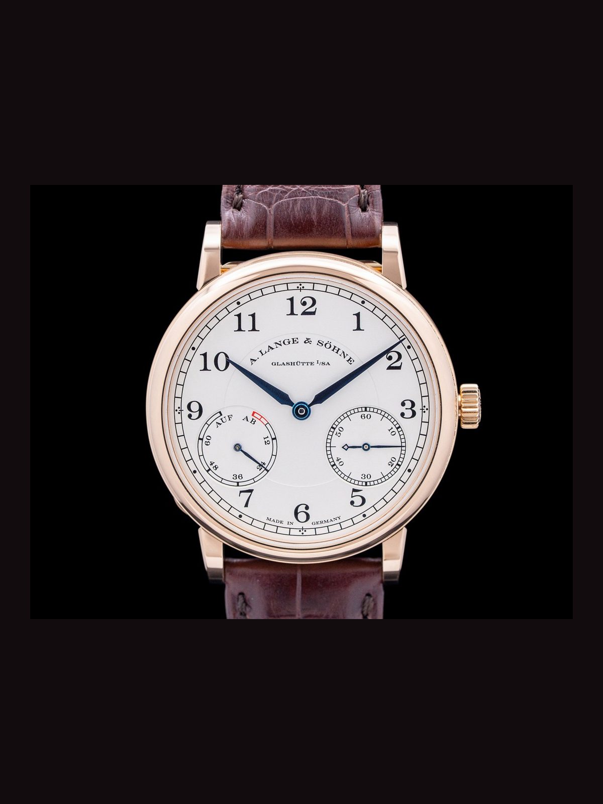 A. Lange & Söhne 1815 Up Down "Suarez Edition" 18K Rose Gold Silver Dial LIMITED