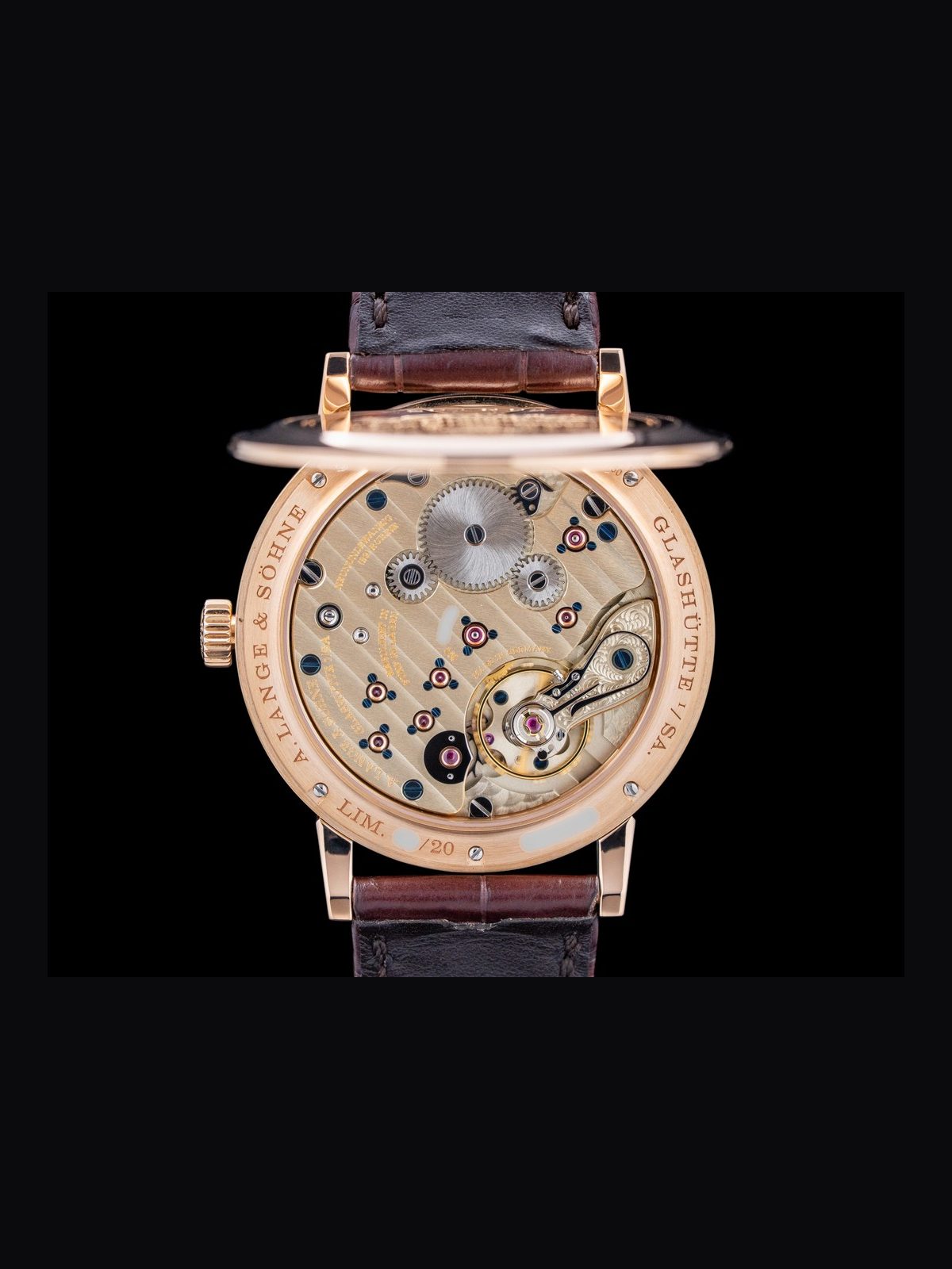 A. Lange & Söhne 1815 Up Down "Suarez Edition" 18K Rose Gold Silver Dial LIMITED