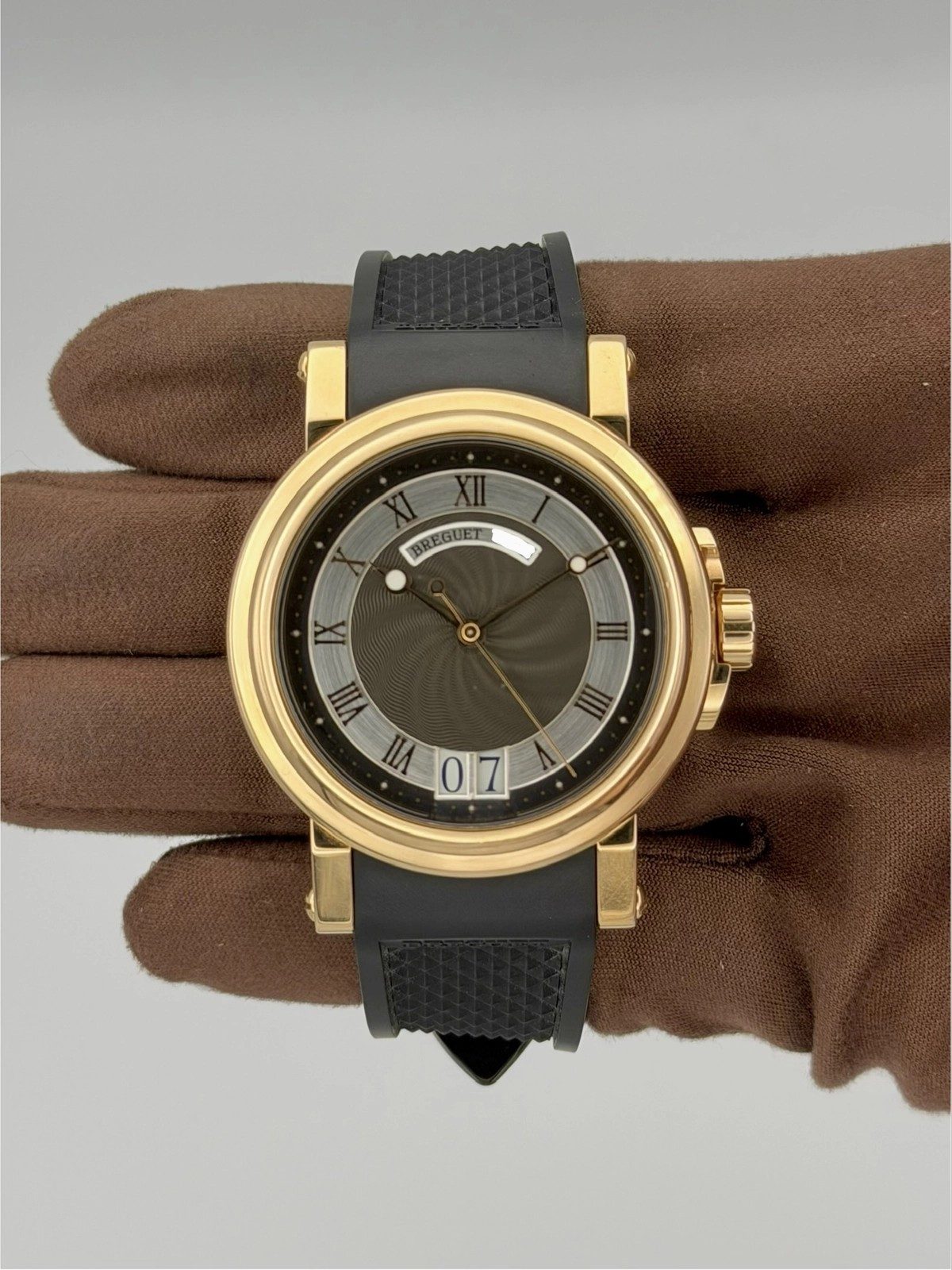 Breguet 2007 Breguet Marine II Large Date 39mm Rose Gold 5817BR/Z2/5V8