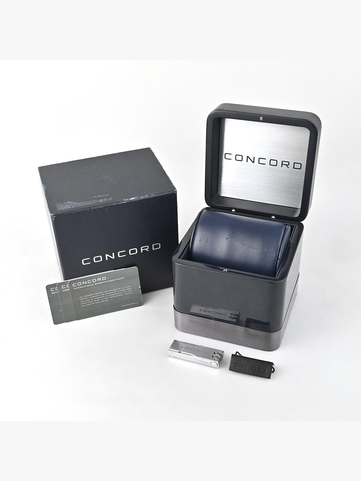 Concord C1 Worldtimer Night Race 0320049 Luxury Black Gold Men's Watch Serviced