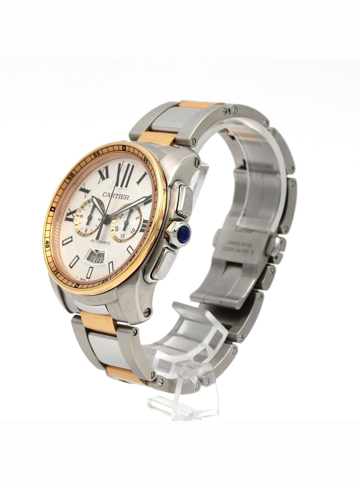CARTIER Authentic Cartier Calibre de Cartier Chrono PG Combination