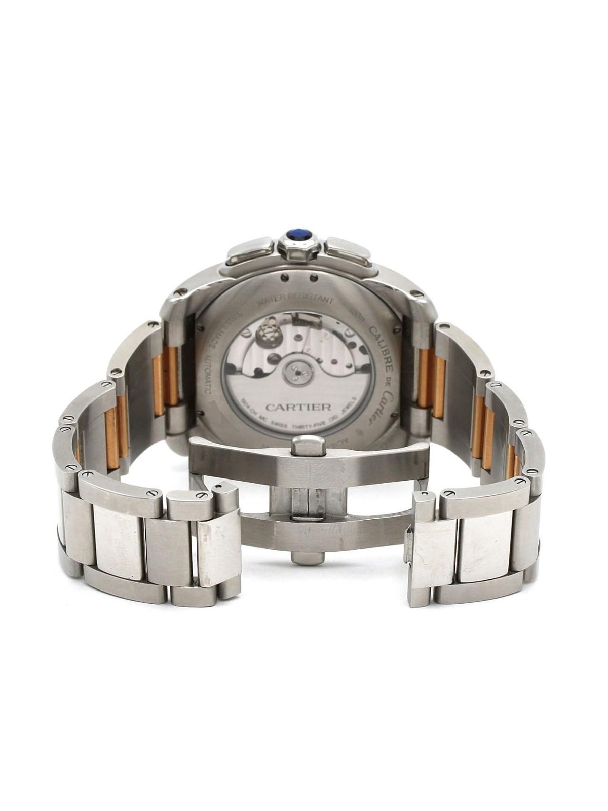 CARTIER Authentic Cartier Calibre de Cartier Chrono PG Combination