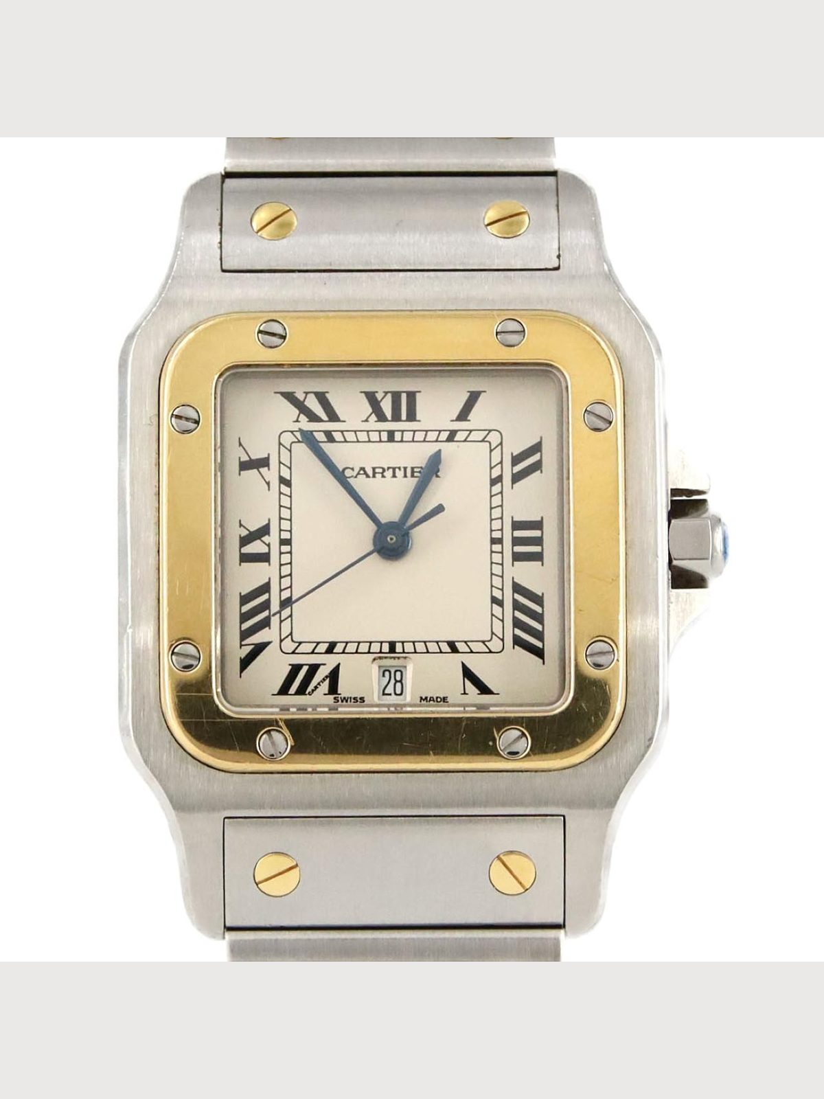 CARTIER Authentic [Unserviced - Value Price] Cartier Santos Galbee LM Two-Tone W2001...