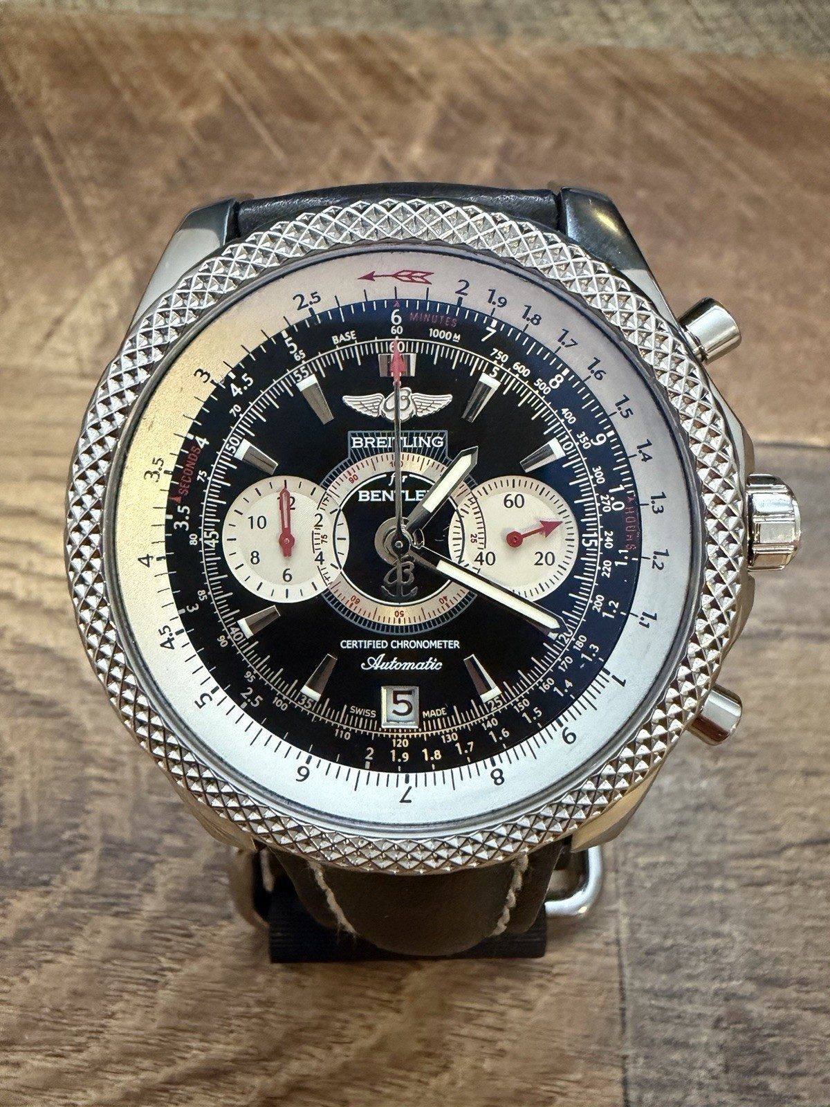 Breitling Bentley Supersports A26364 Automatic Chronograph Black Dial Watch