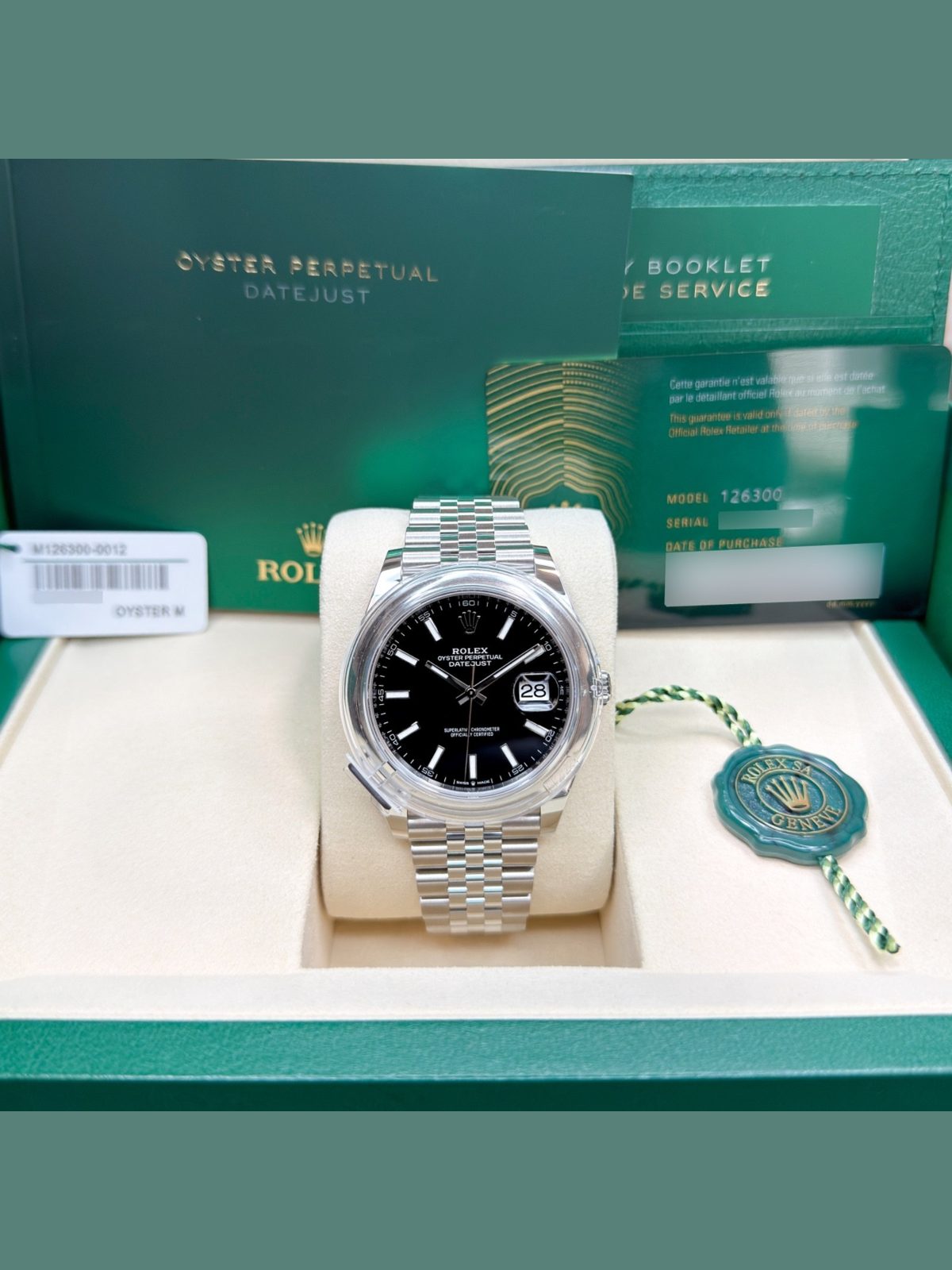 Rolex Datejust 41 mm NEW 2026 JUNE 126300 Black Jubilee