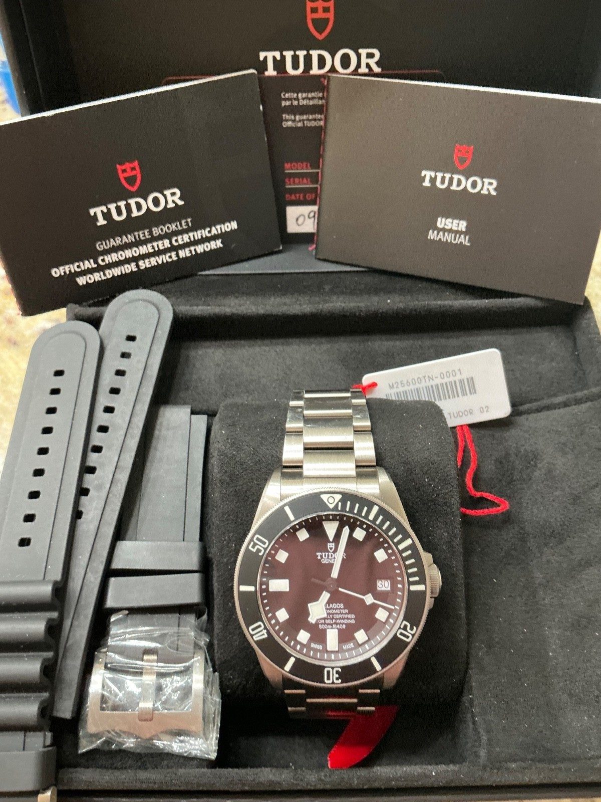 TUDOR Pelagos Date Titanium Black Dial 42mm Auto Mens Watch 25600TN