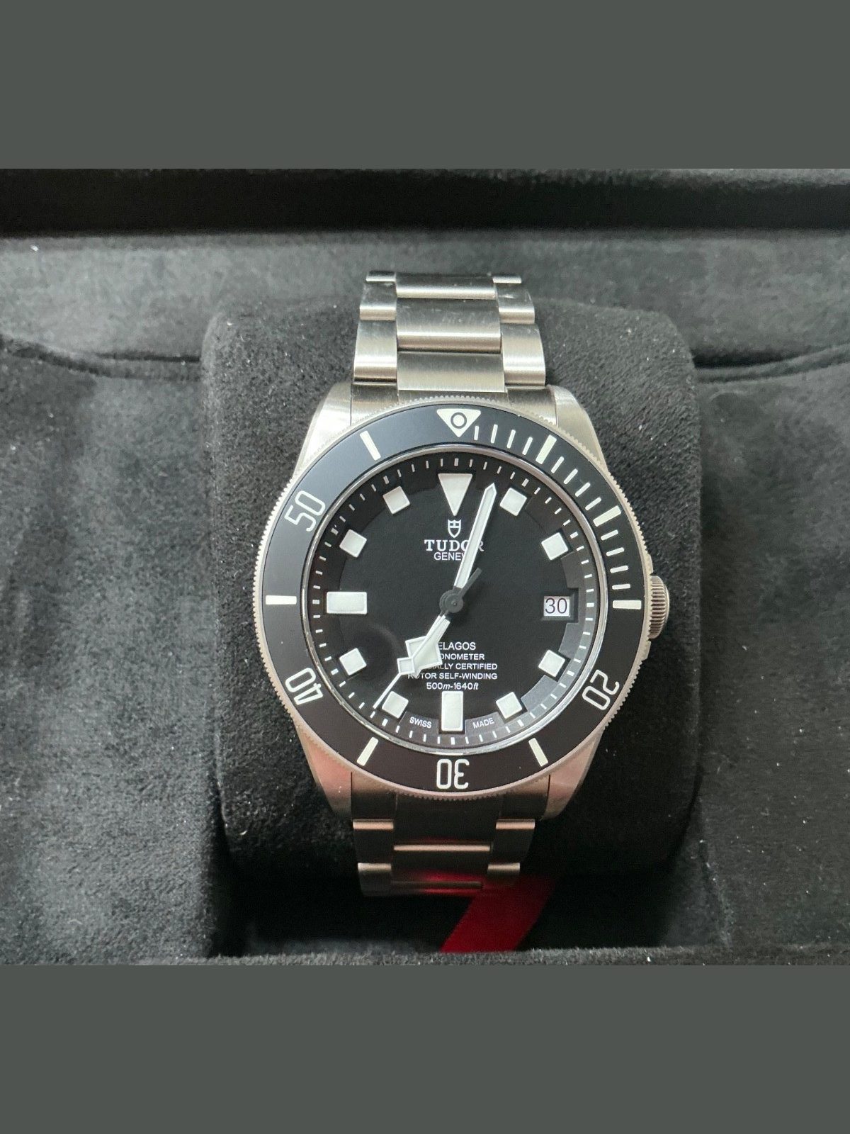 TUDOR Pelagos Date Titanium Black Dial 42mm Auto Mens Watch 25600TN