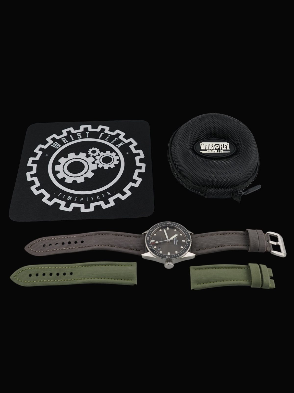 Blancpain Fifty Fathoms Bathyscaphe 5000-1110-K52A 43mm 2025 Full Set 2 Straps