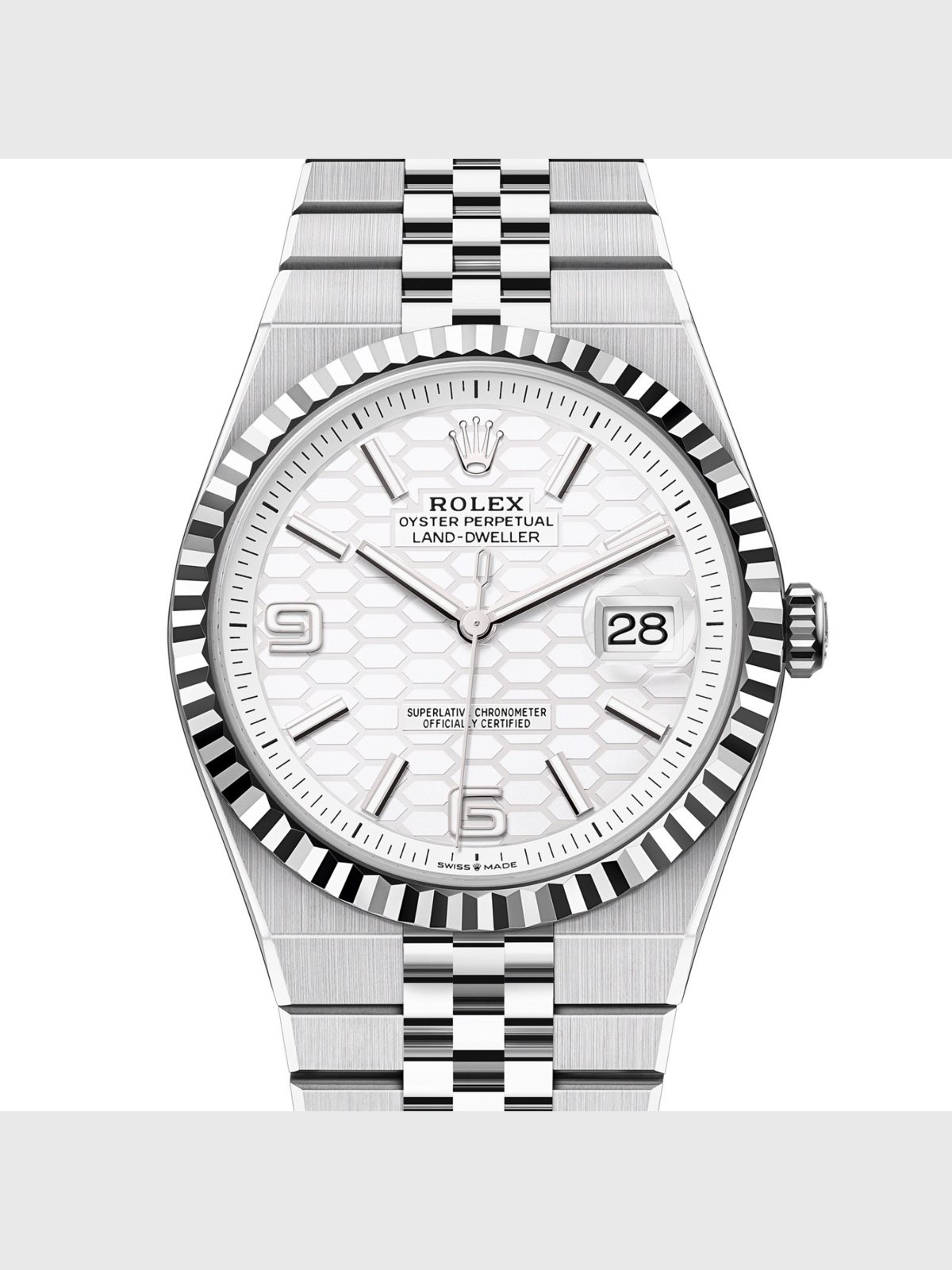 Rolex Land-Dweller NEW 2026 MAY 127334 White Steel 40 mm