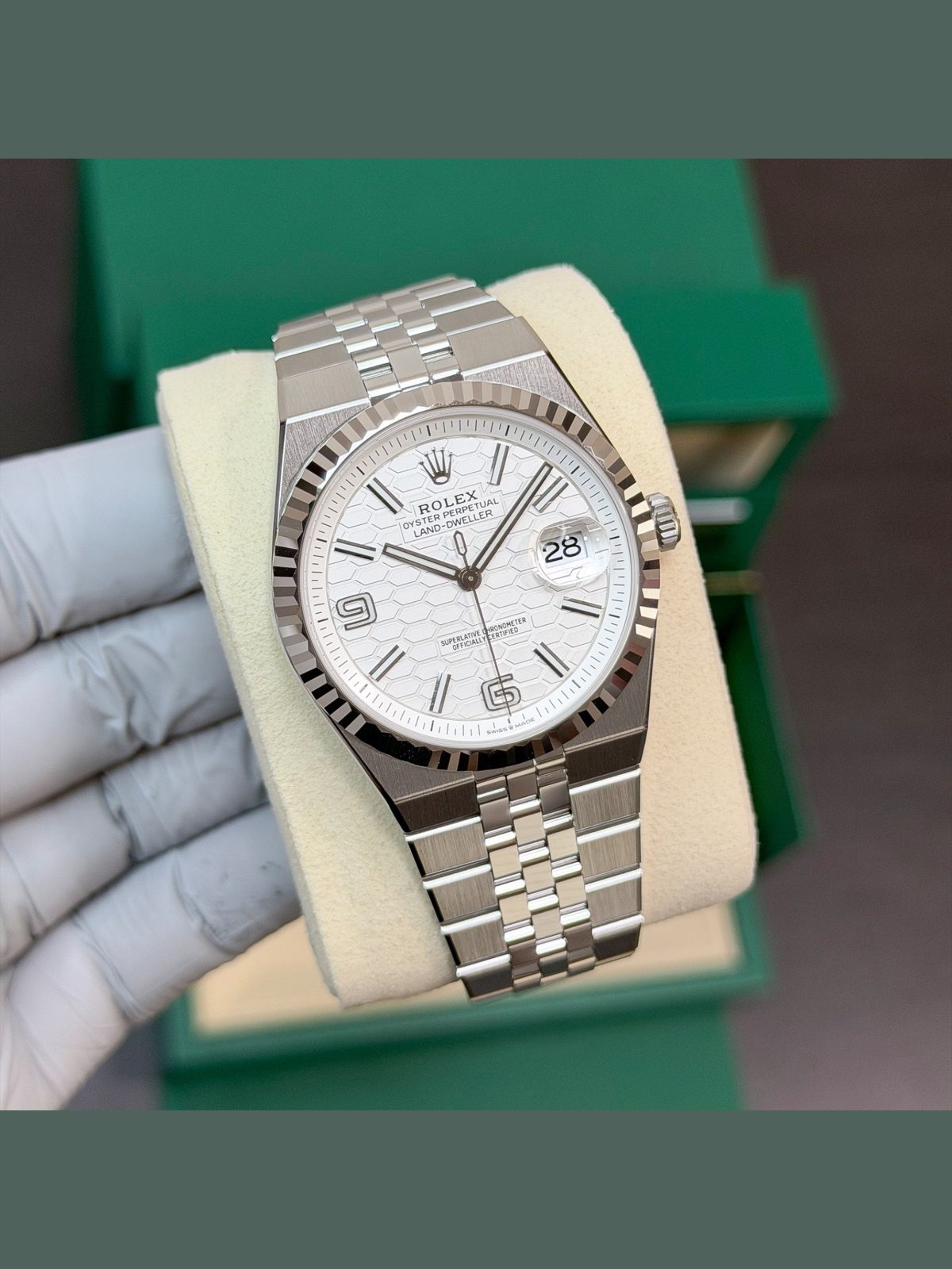 Rolex Land-Dweller NEW 2026 MAY 127334 White Steel 40 mm