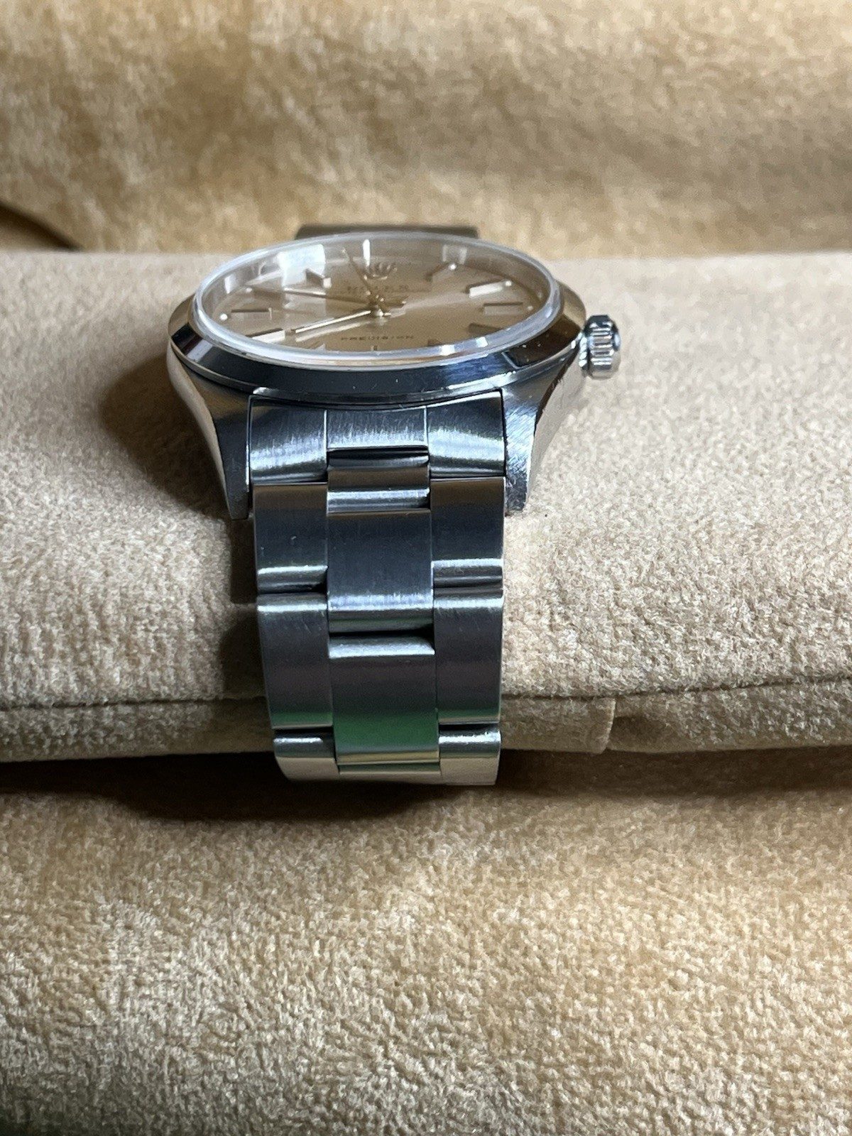 Rolex ♛ Air-King 14000* Silver Dial Full Links, Box & Manuals W/One Owner ~Minty