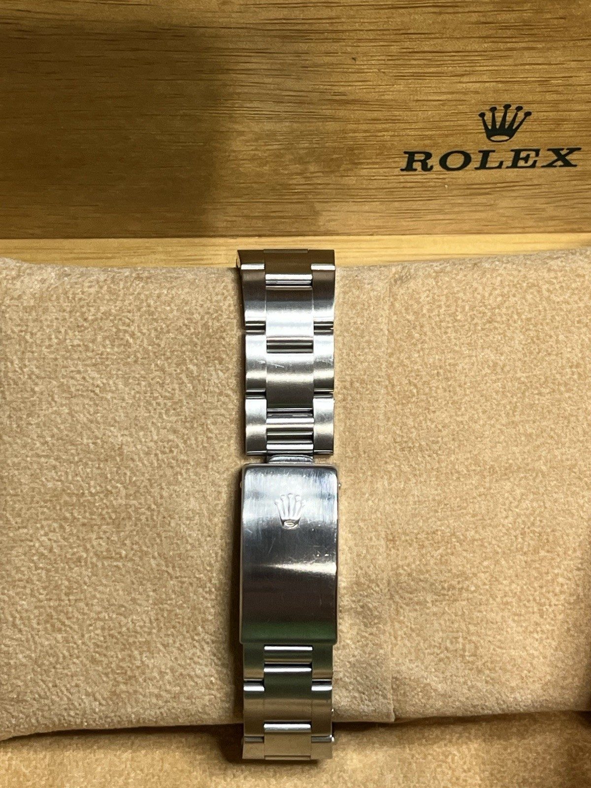 Rolex ♛ Air-King 14000* Silver Dial Full Links, Box & Manuals W/One Owner ~Minty