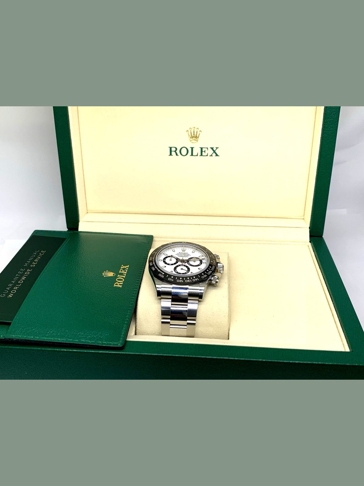 Rolex Daytona Panda Men's Watch 116500 Swiss Automatic Steel 40mm Box 2021 Card