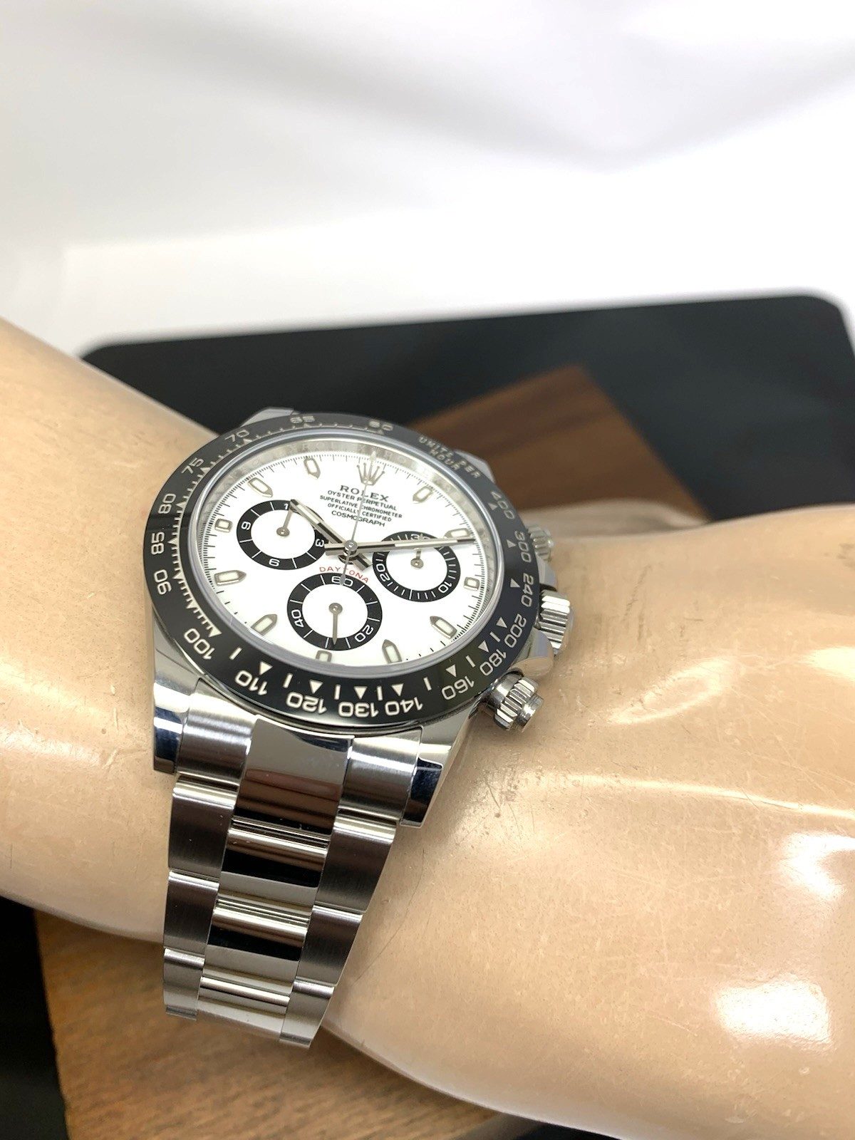 Rolex Daytona Panda Men's Watch 116500 Swiss Automatic Steel 40mm Box 2021 Card
