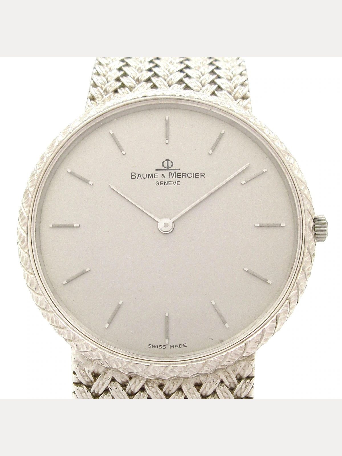 BAUME&MERCIER 15600.9 1****** 18K White Gold Men's Wrist Watch