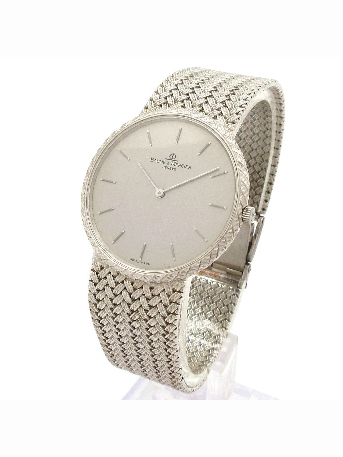 BAUME&MERCIER 15600.9 1****** 18K White Gold Men's Wrist Watch
