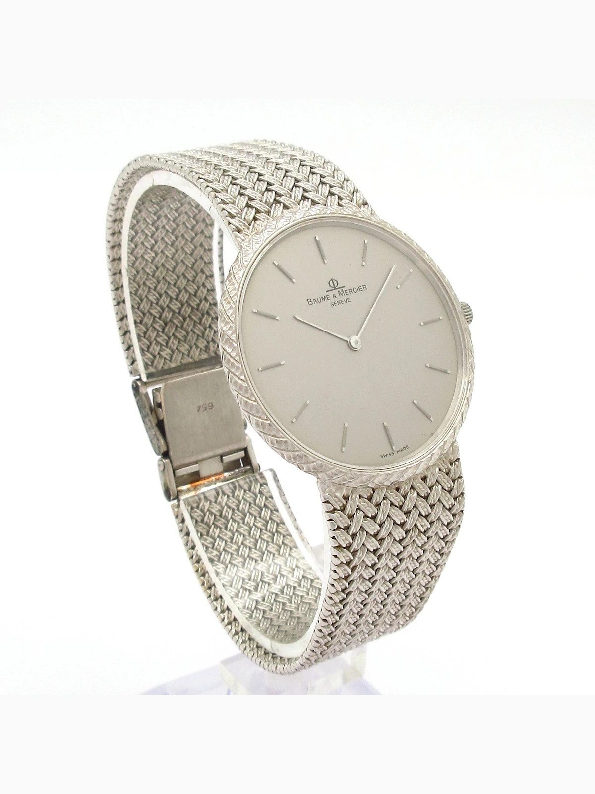 BAUME&MERCIER 15600.9 1****** 18K White Gold Men's Wrist Watch